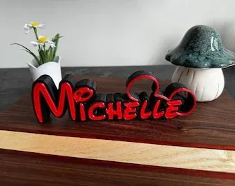 3D Printed name